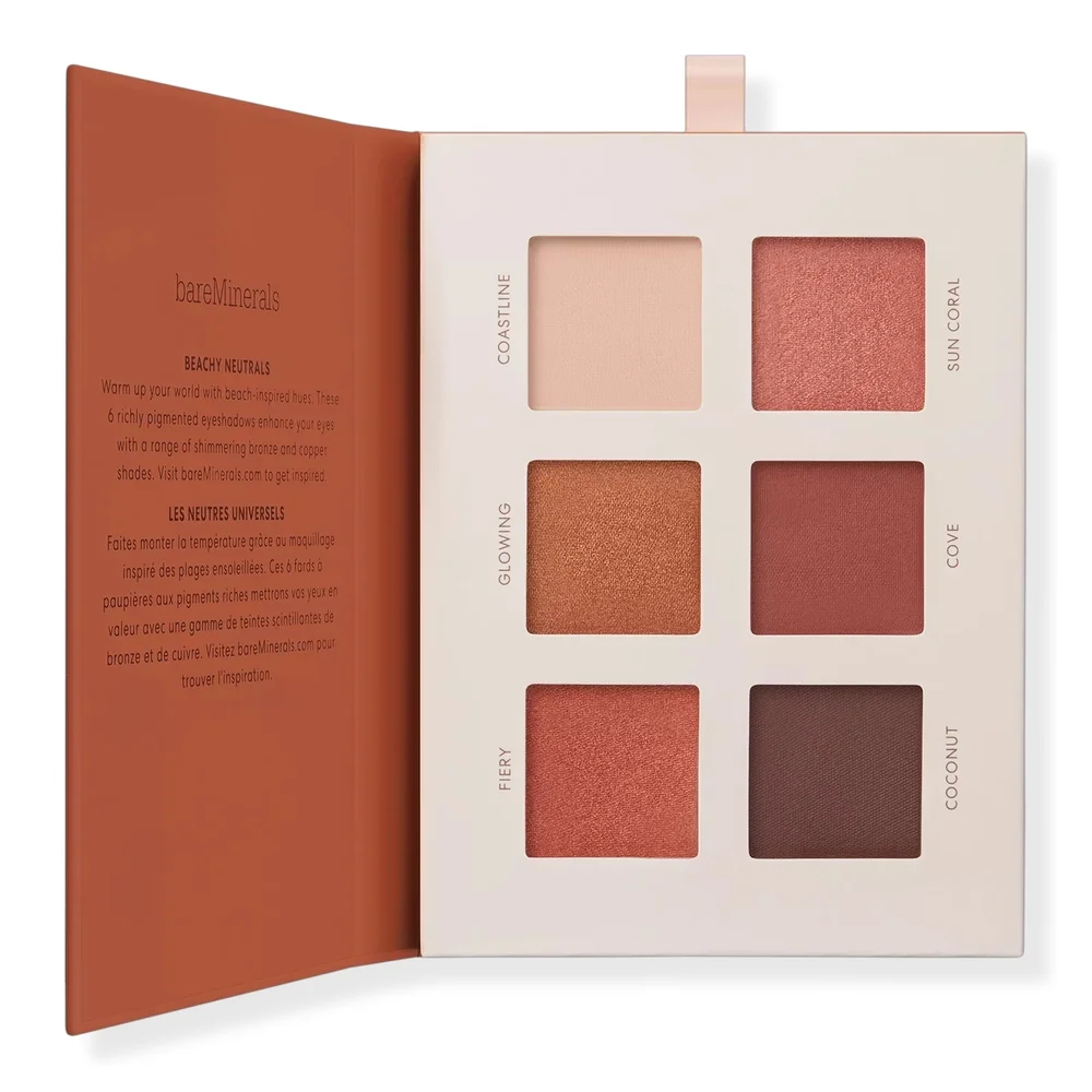 NIB bareMinerals Mineralist Talc Free Eyeshadow Palette Warmth Beachy Neutrals